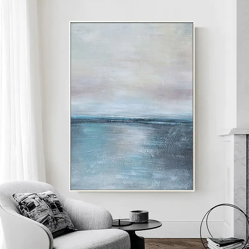Modern Minimalist Abstract Watercolor - Style Oil Painting for Art Lovers #JJ 157