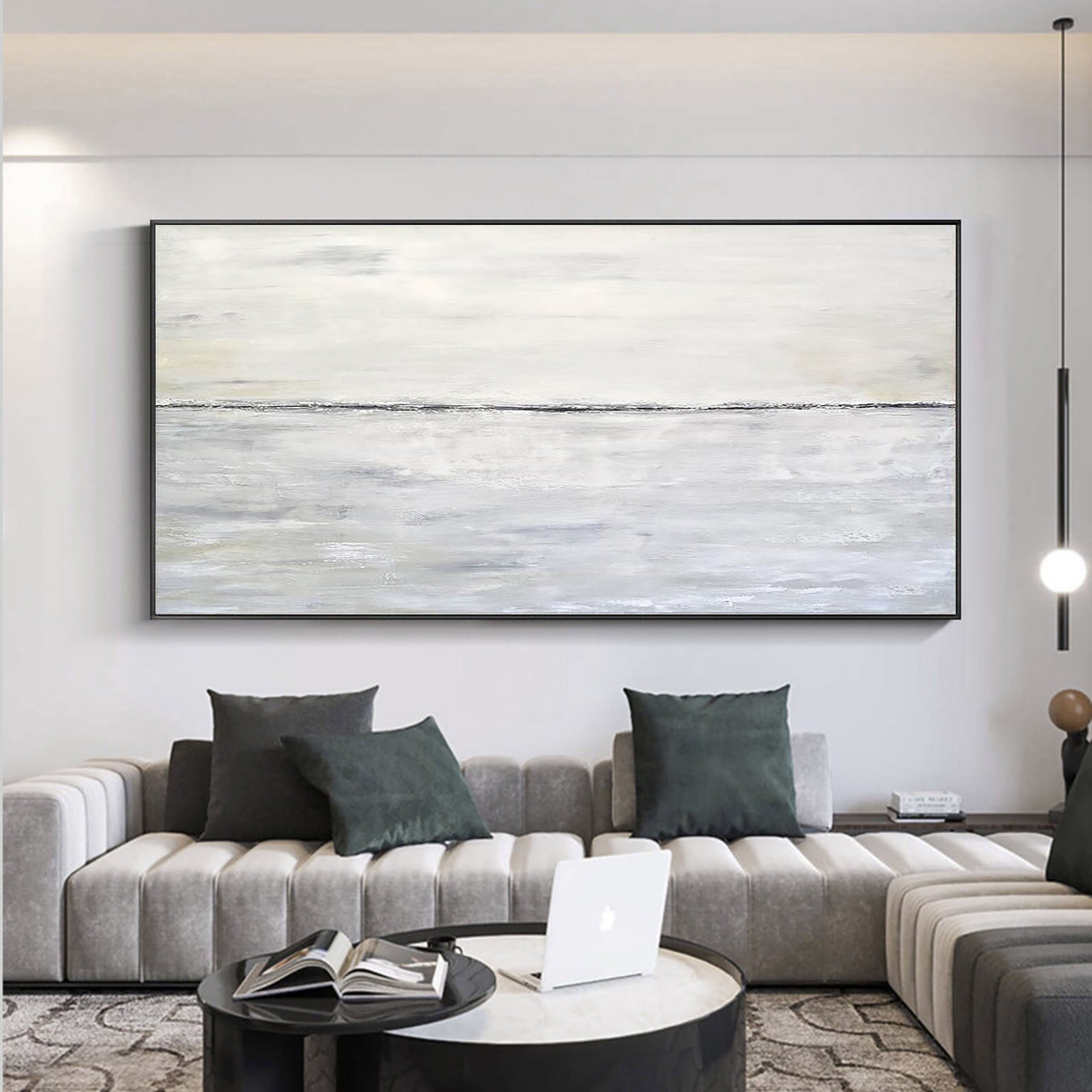 Handmade Sea Pictures Abstract Wall Art -Seascapes on Canvas #JJ 284