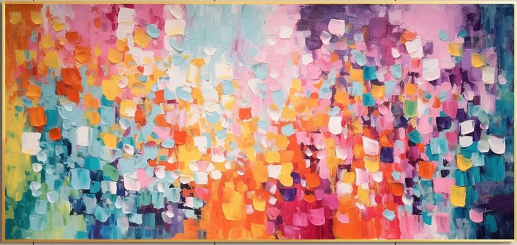 Colorful Handmade Canvas Wall Decor #TC 072