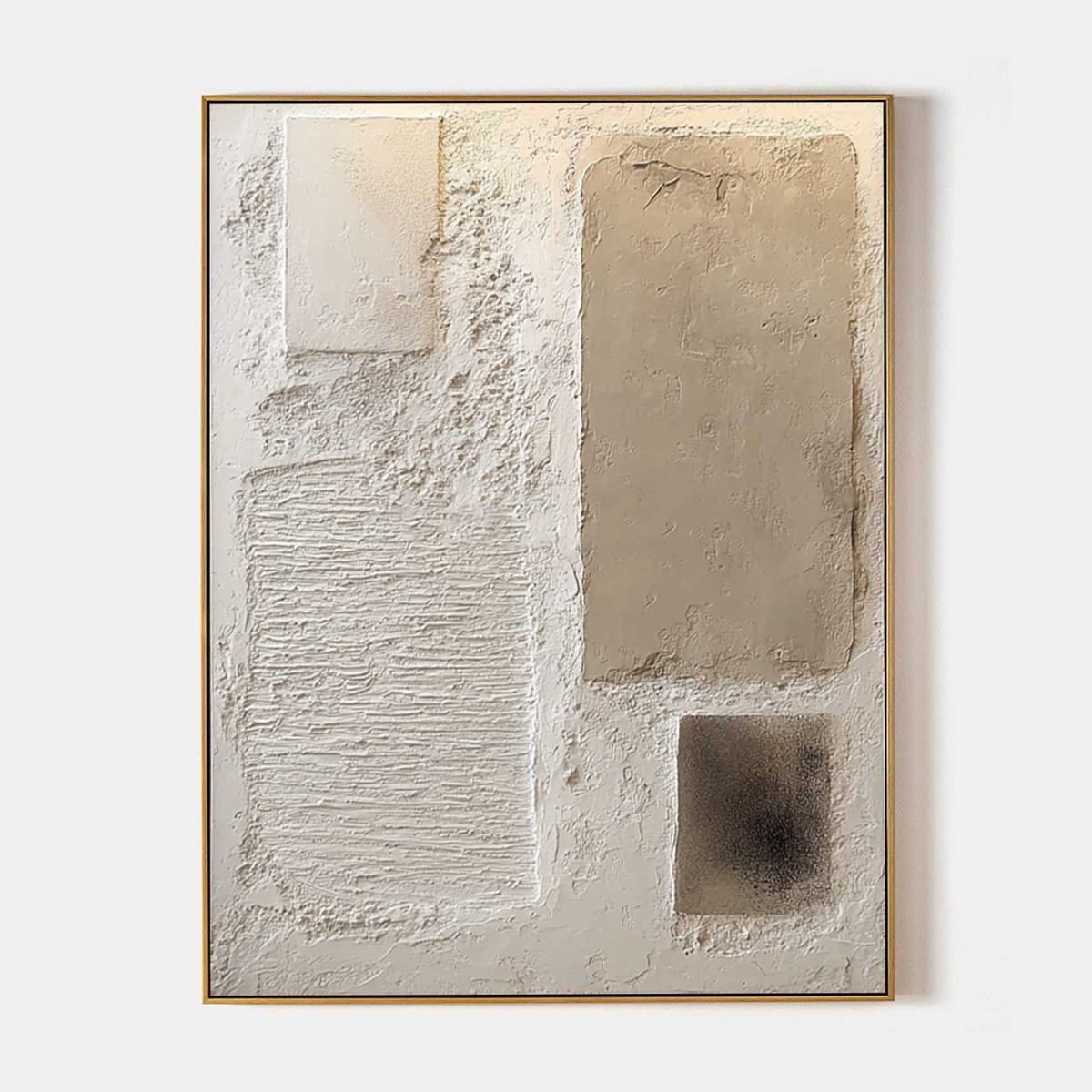 Quiet Terrain – Wabi-Sabi Textured Wall Art for Organic Modern Interiors