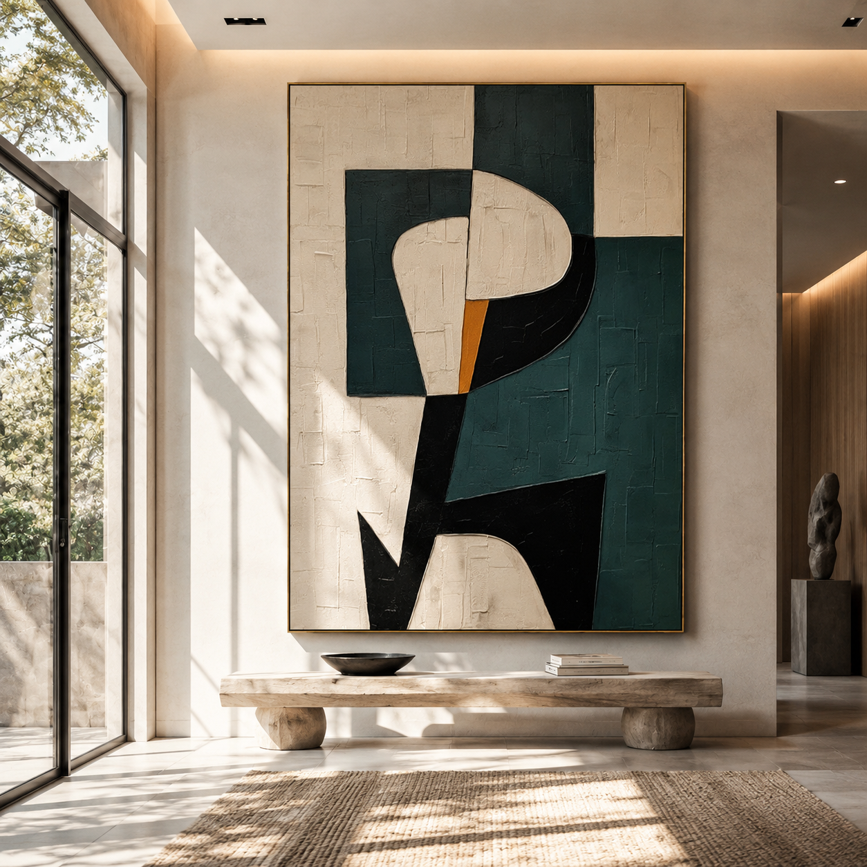 Modern Echo – Mid-Century Abstract Wall Art for Contemporary Interiors