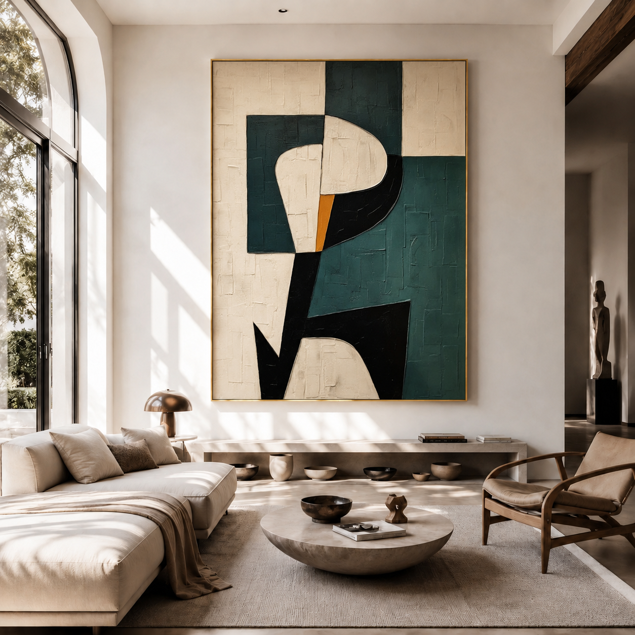 Modern Echo – Mid-Century Abstract Wall Art for Contemporary Interiors