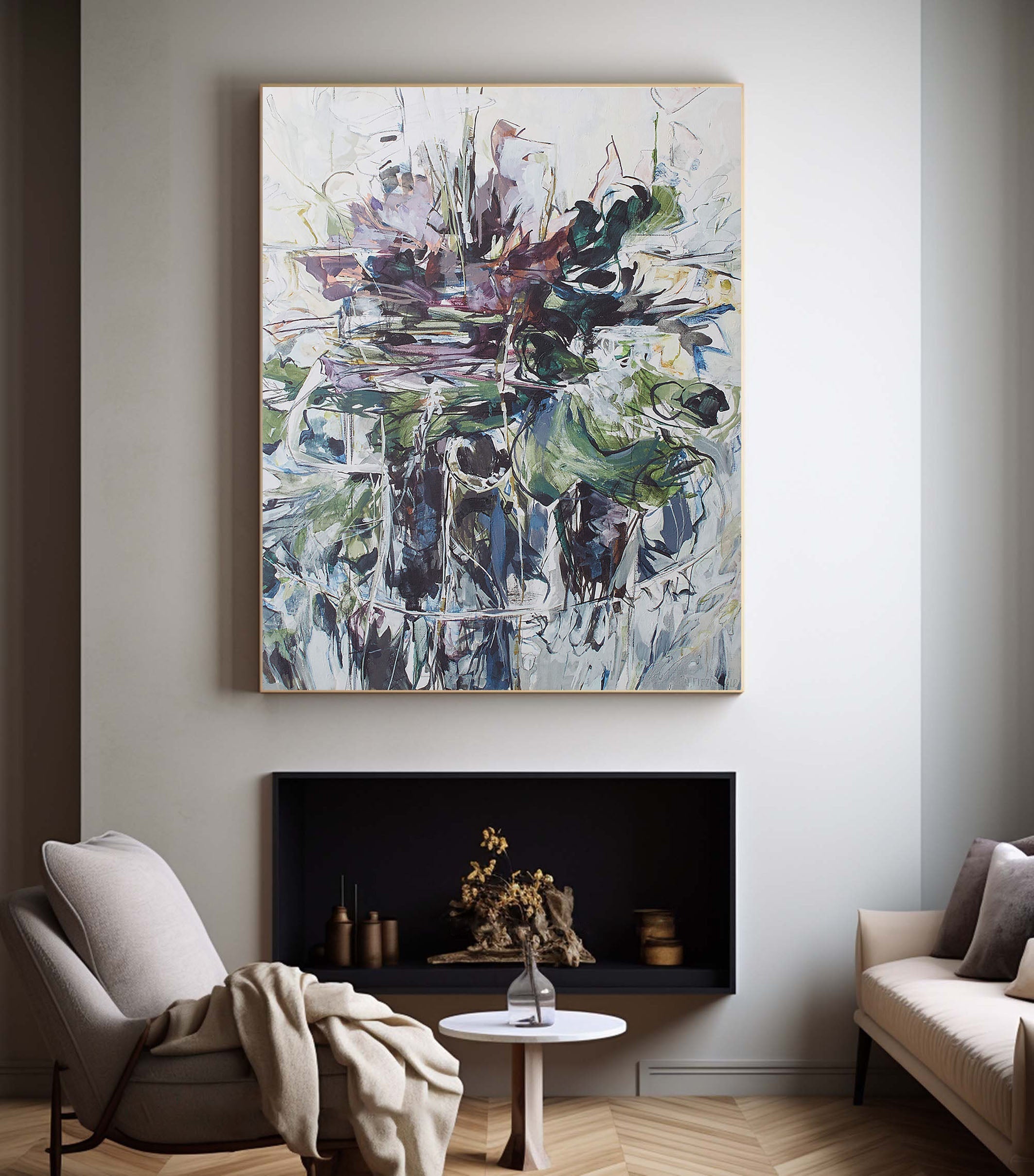 Colorful Textured Wall Art - Original Abstract Painting #TC 113