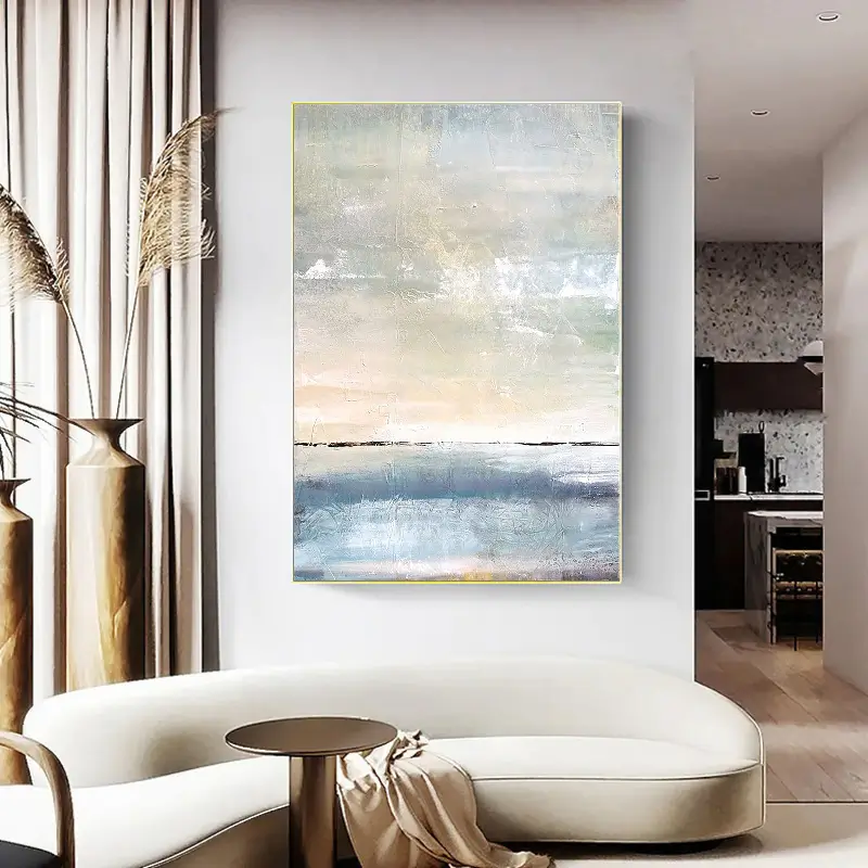 Stunning Abstract Ocean Canvas Art for Modern Home Aesthetics #JJ 155