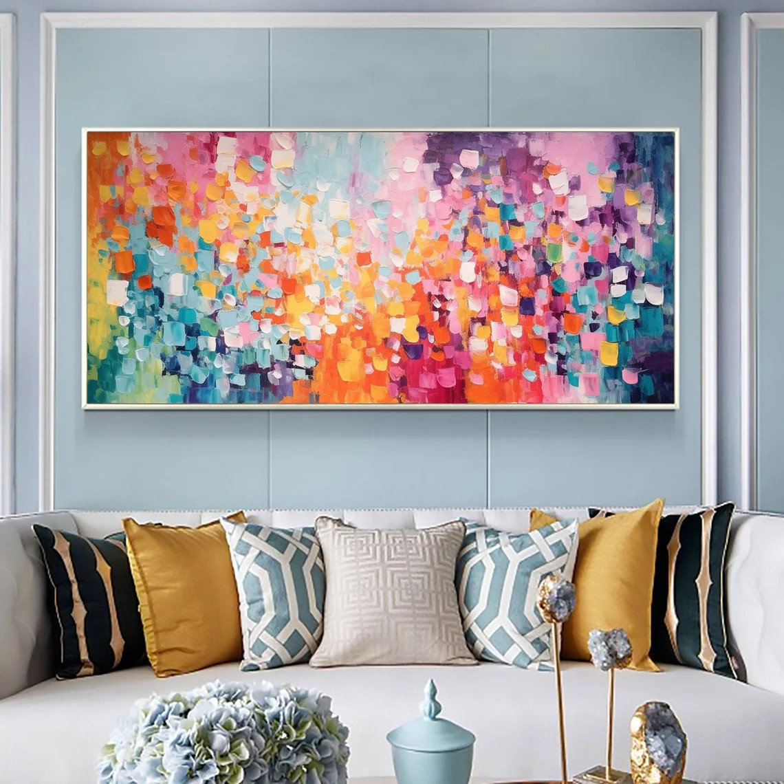 Colorful Handmade Canvas Wall Decor #TC 072
