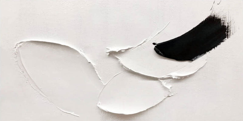 Minimalist Statement Art | Bold Stroke Textured Painting #JJ 438