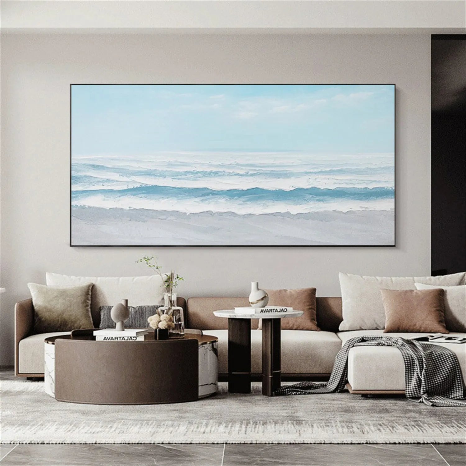 Large Wall Art for Living Room - Coastal Vibes #JJ 169