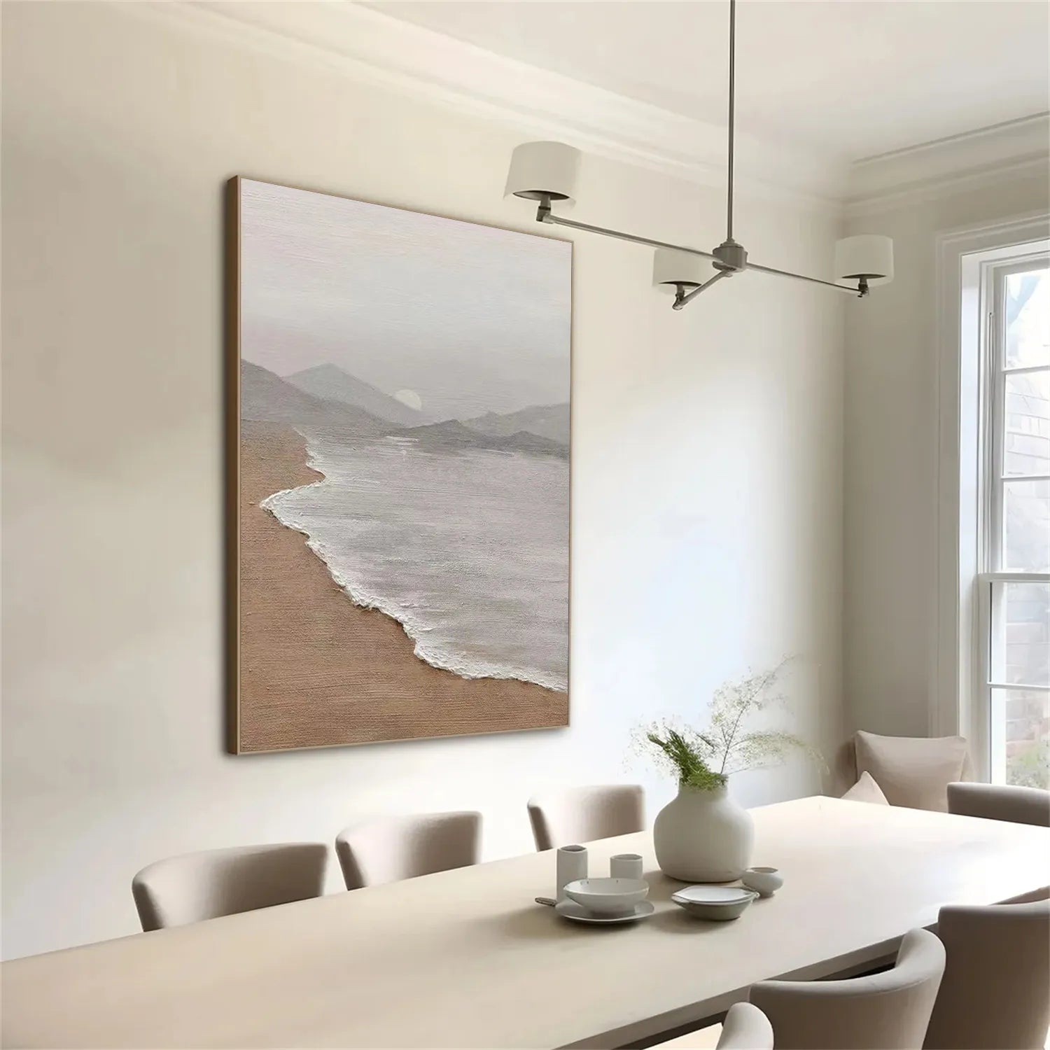 Handmade Modern Art Ocean Wave Large Wall Art #JJ 220