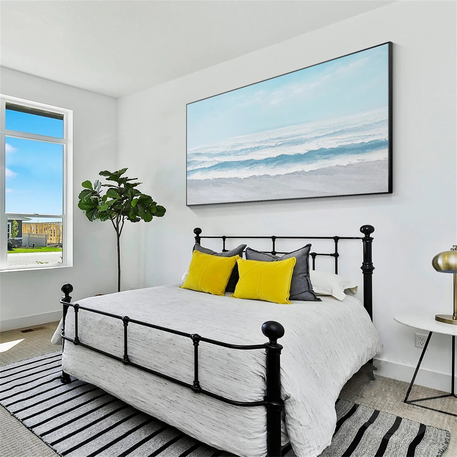 Large Wall Art for Living Room - Coastal Vibes #JJ 169