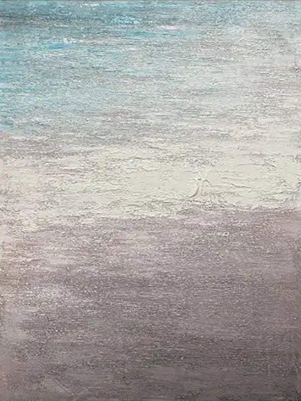 Large - sized Abstract Seascape Hand - painted Canvas for Living Rooms #JJ 156