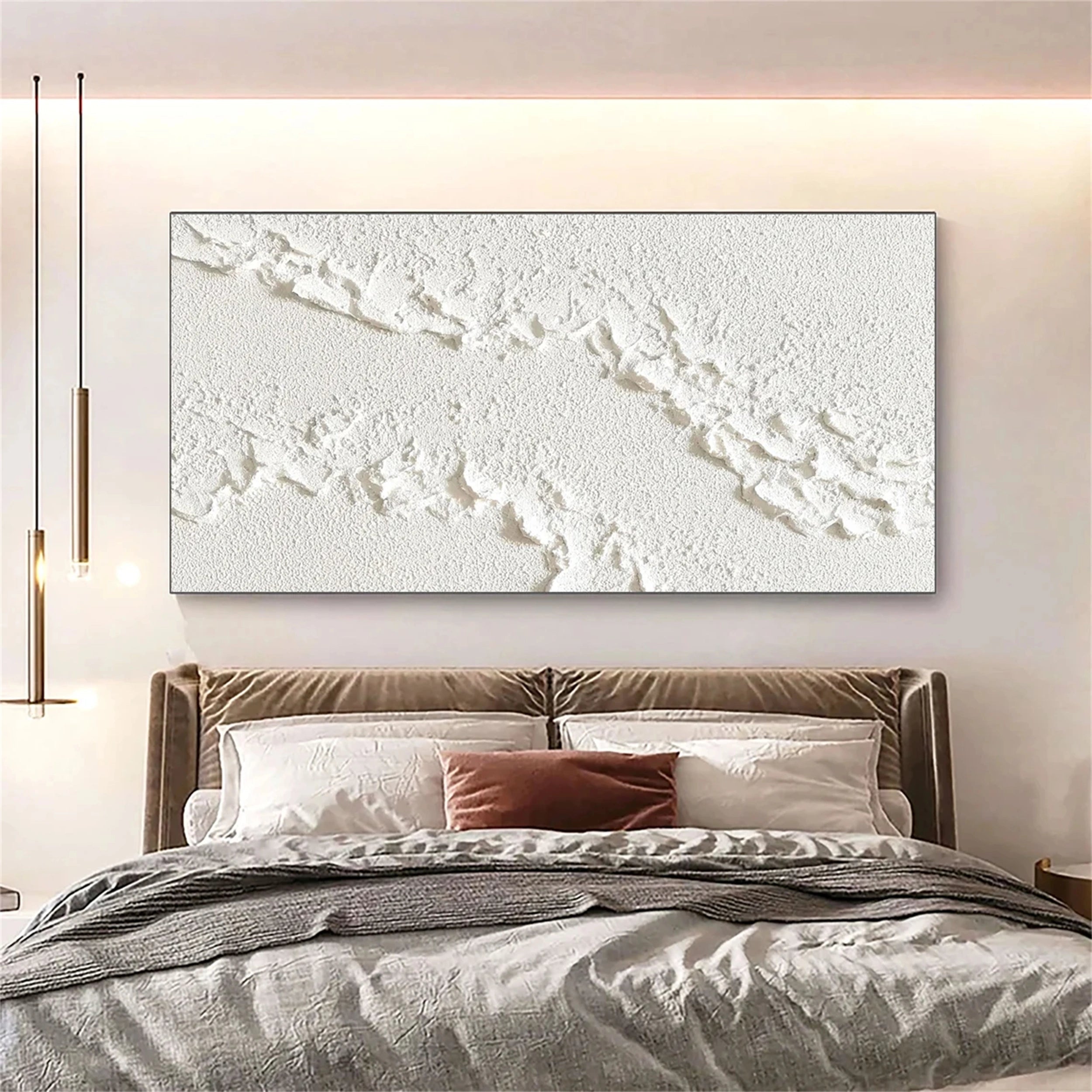 Large Modern Ocean Wall Art for Bedroom Decor #JJ 245