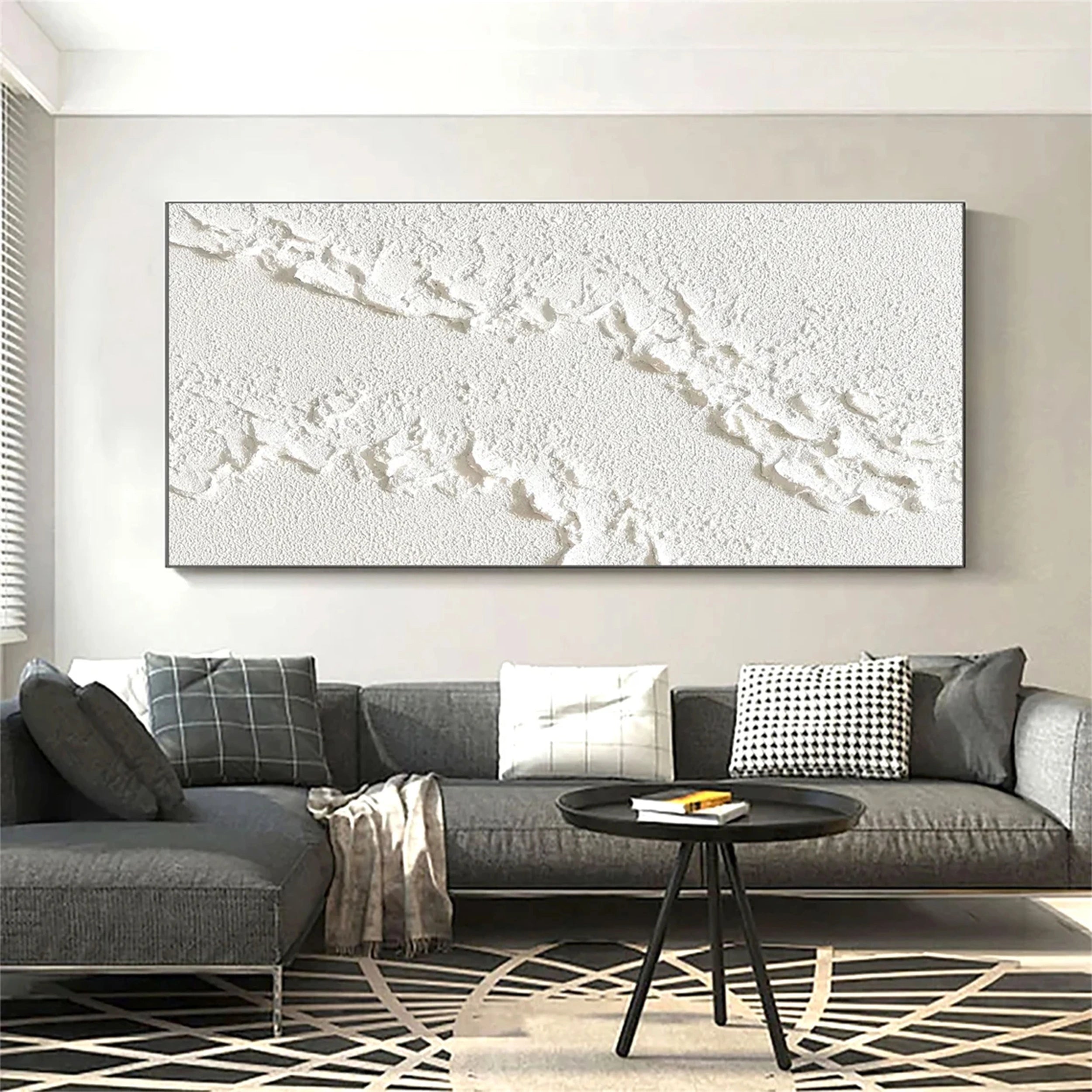 Large Modern Ocean Wall Art for Bedroom Decor #JJ 245