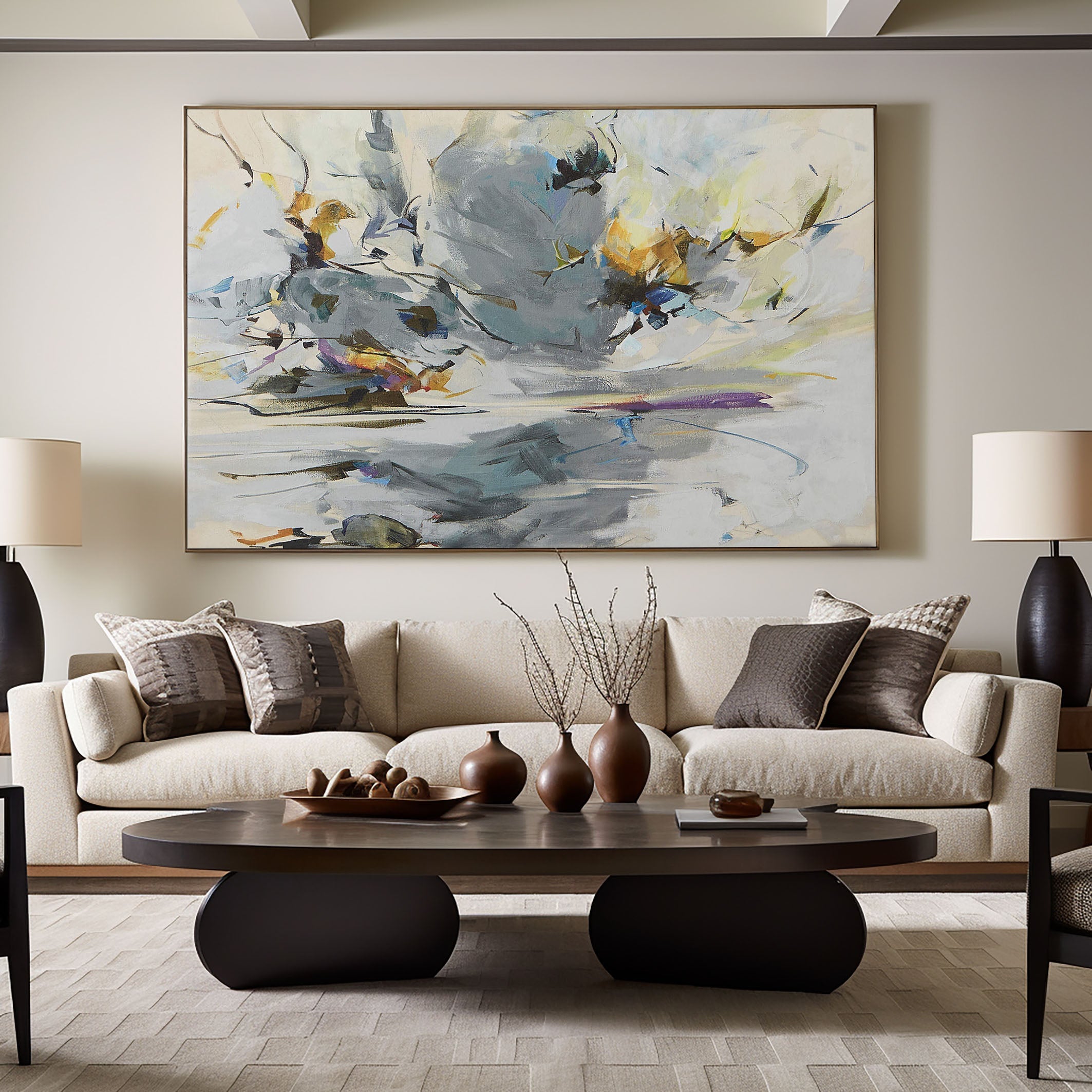 Colorful Abstract Painting for Contemporary Home #TC 130