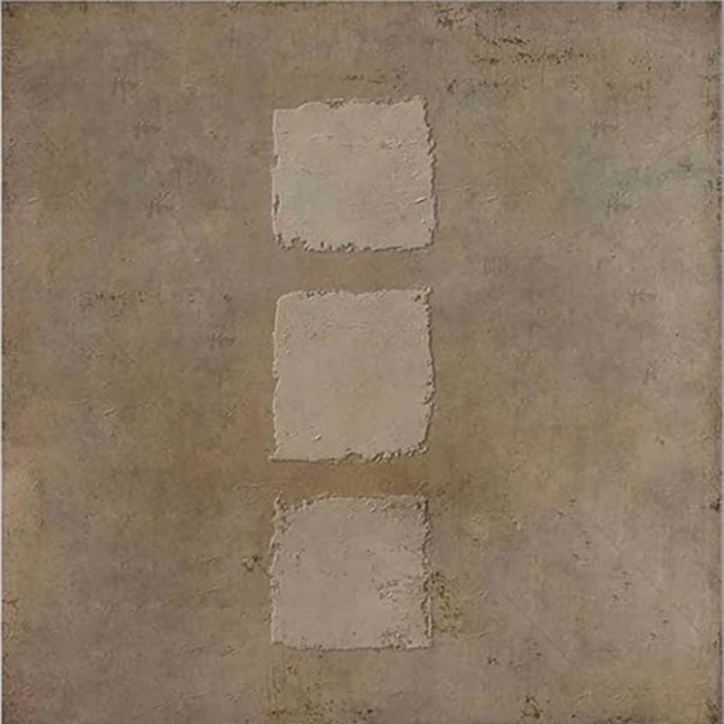 Neutral Beige Abstract Square Art – Handcrafted Canvas Painting #JJ 006