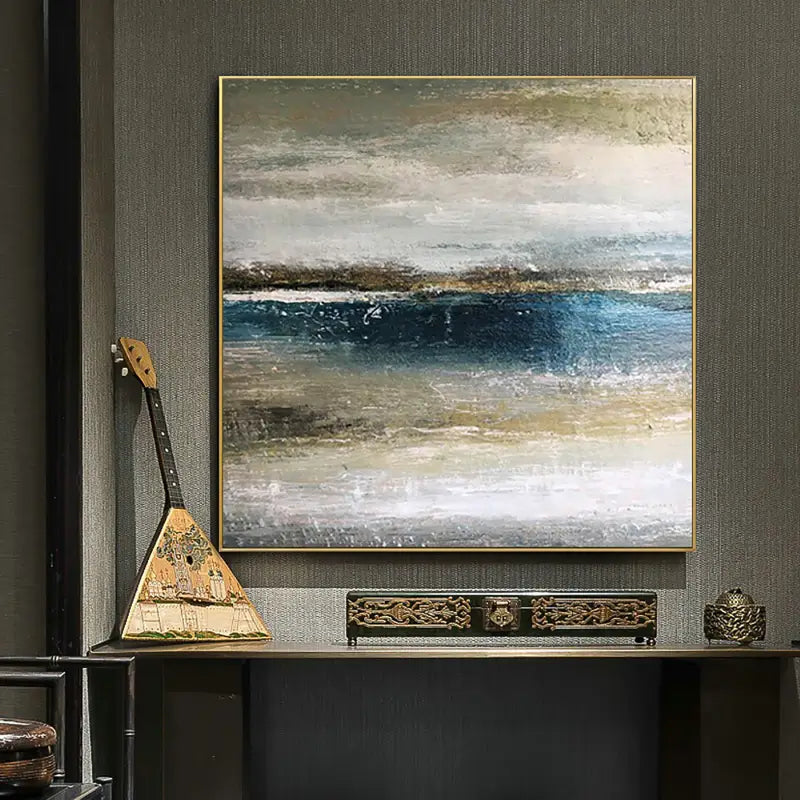 Abstract Horizon Painting – Modern Art for Living Room #JJ 285