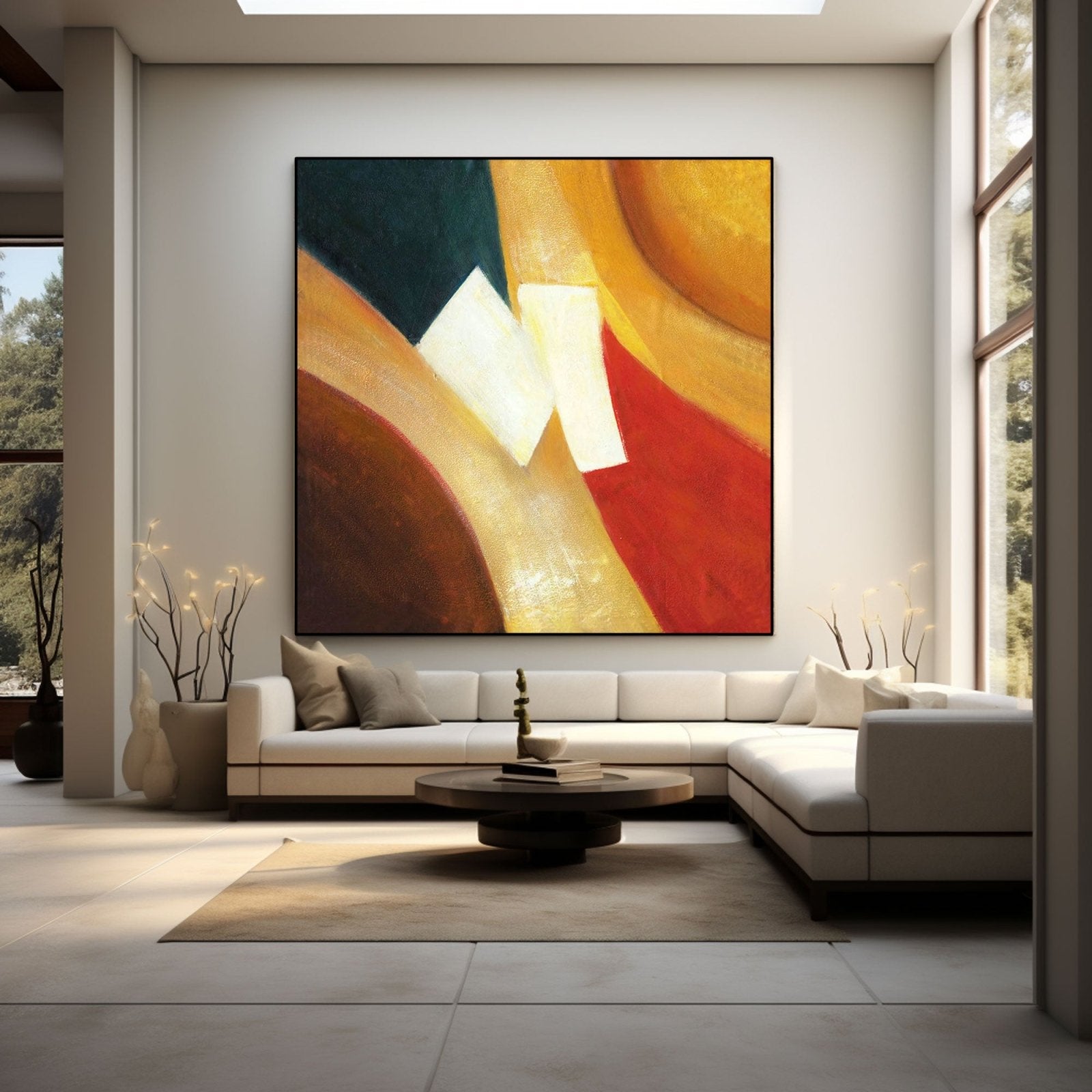 Colorful Geometric Abstract Painting for Sale #TC 199