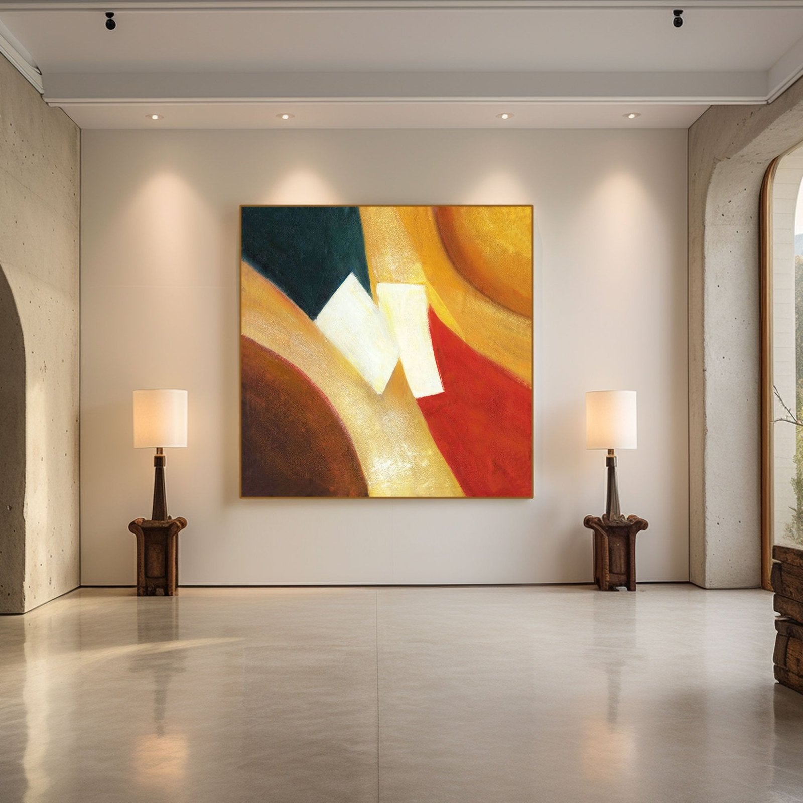 Colorful Geometric Abstract Painting for Sale #TC 199