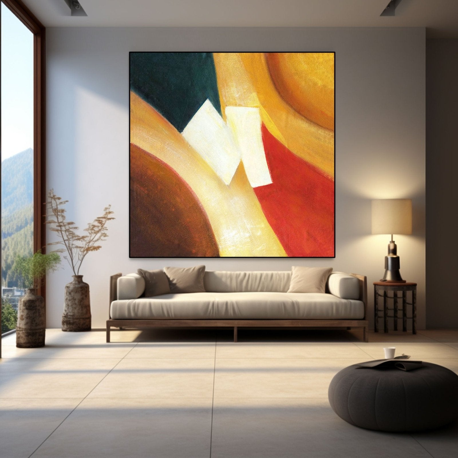Colorful Geometric Abstract Painting for Sale #TC 199
