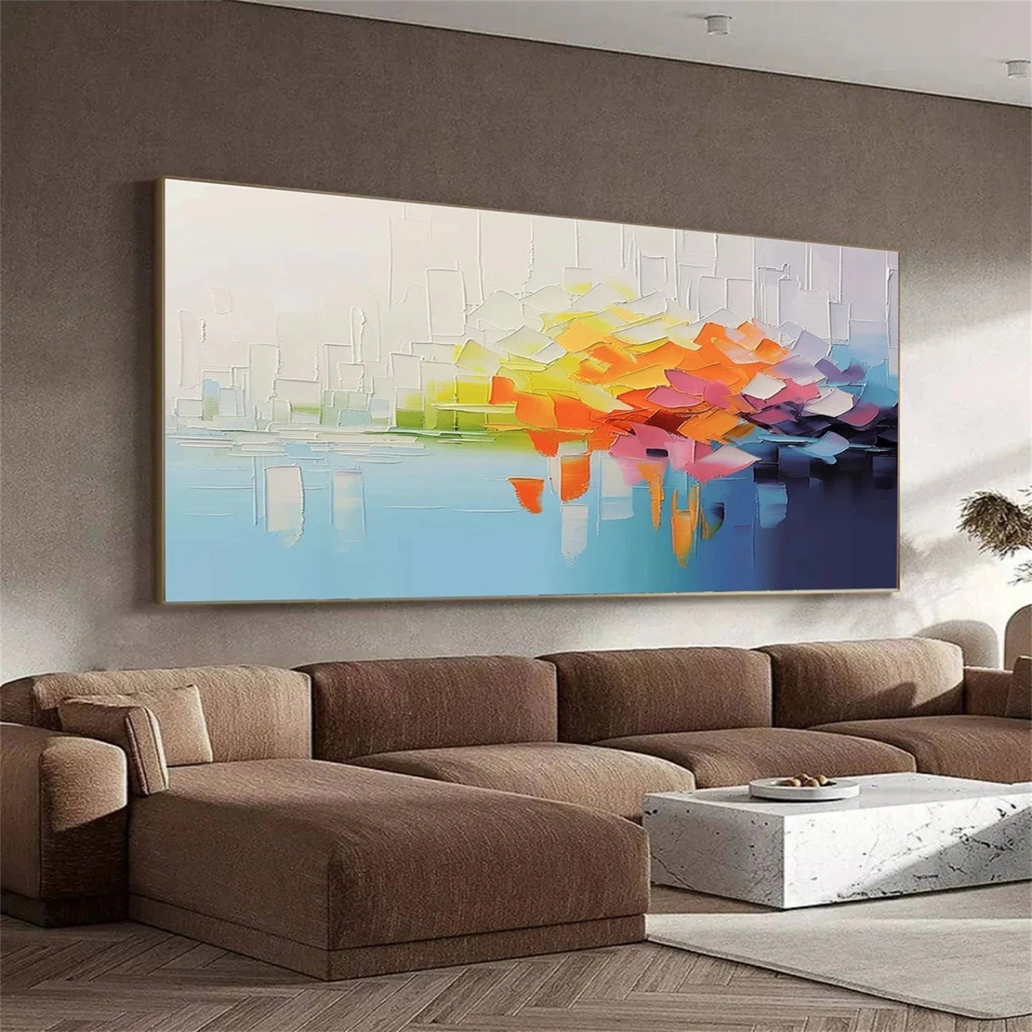 Original Abstract Painting | Impasto Color Reflection #TB 099