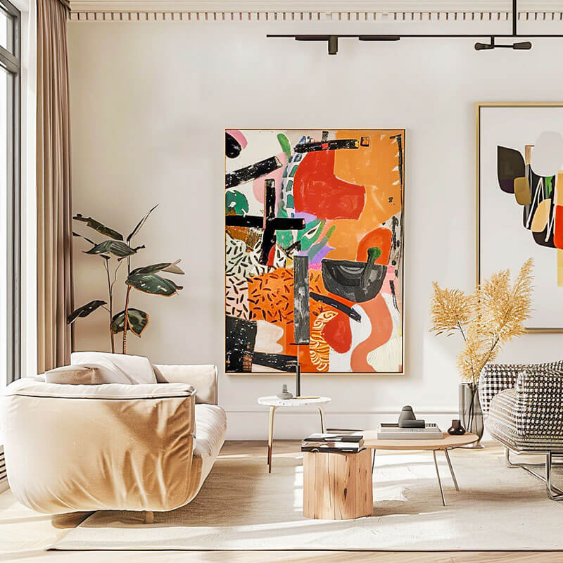 Neo-Expressionist Abstract Art | Street Art Style Painting #AA 305