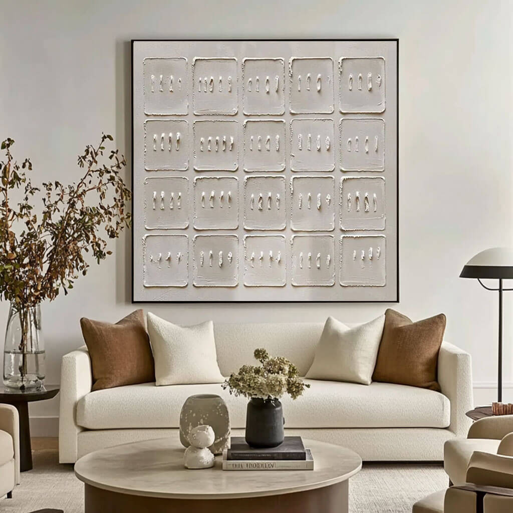 Wabi-Sabi Wall Art | Textured Japandi Style Abstract Painting #ZZ 231