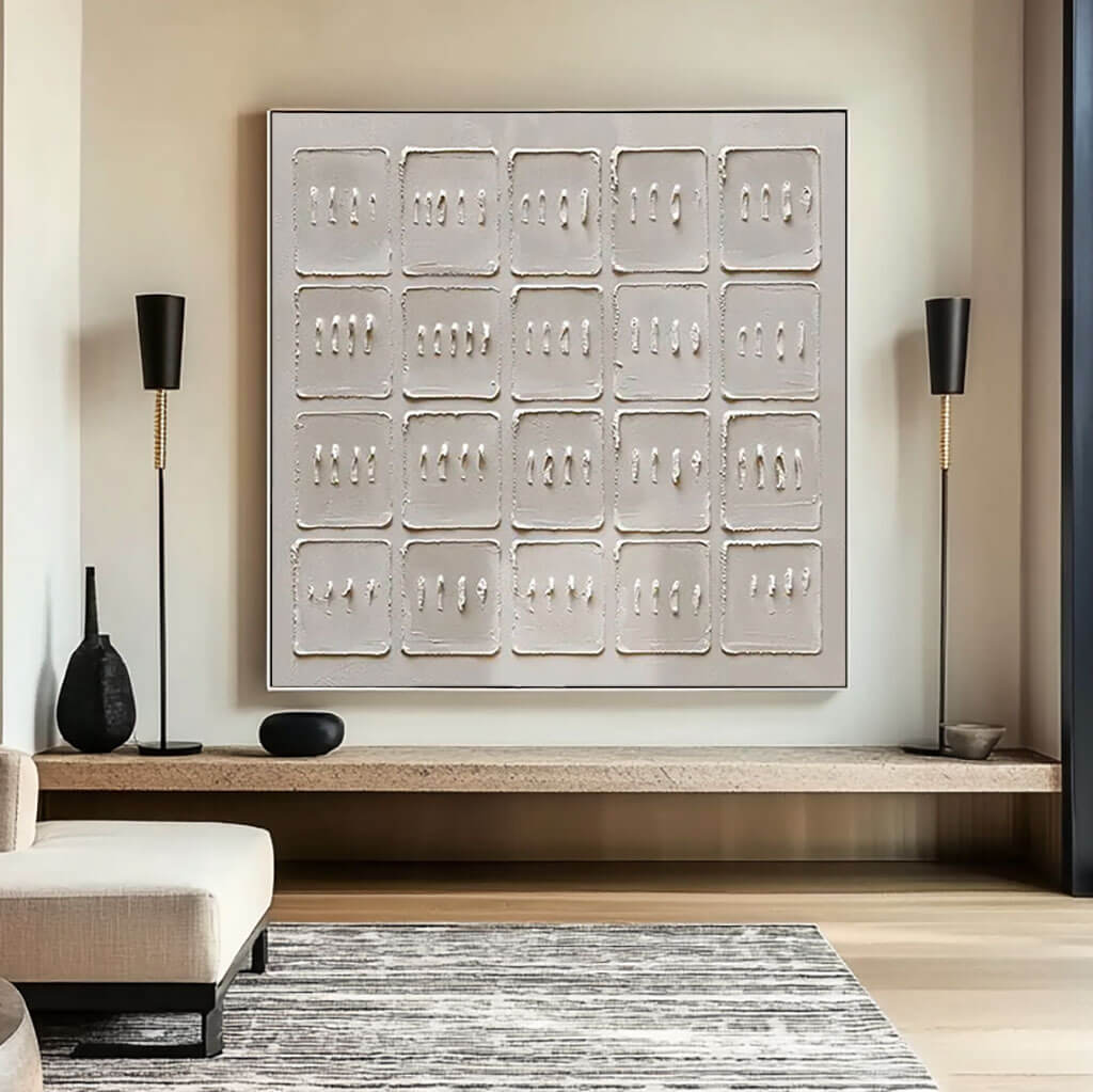 Wabi-Sabi Wall Art | Textured Japandi Style Abstract Painting #ZZ 231