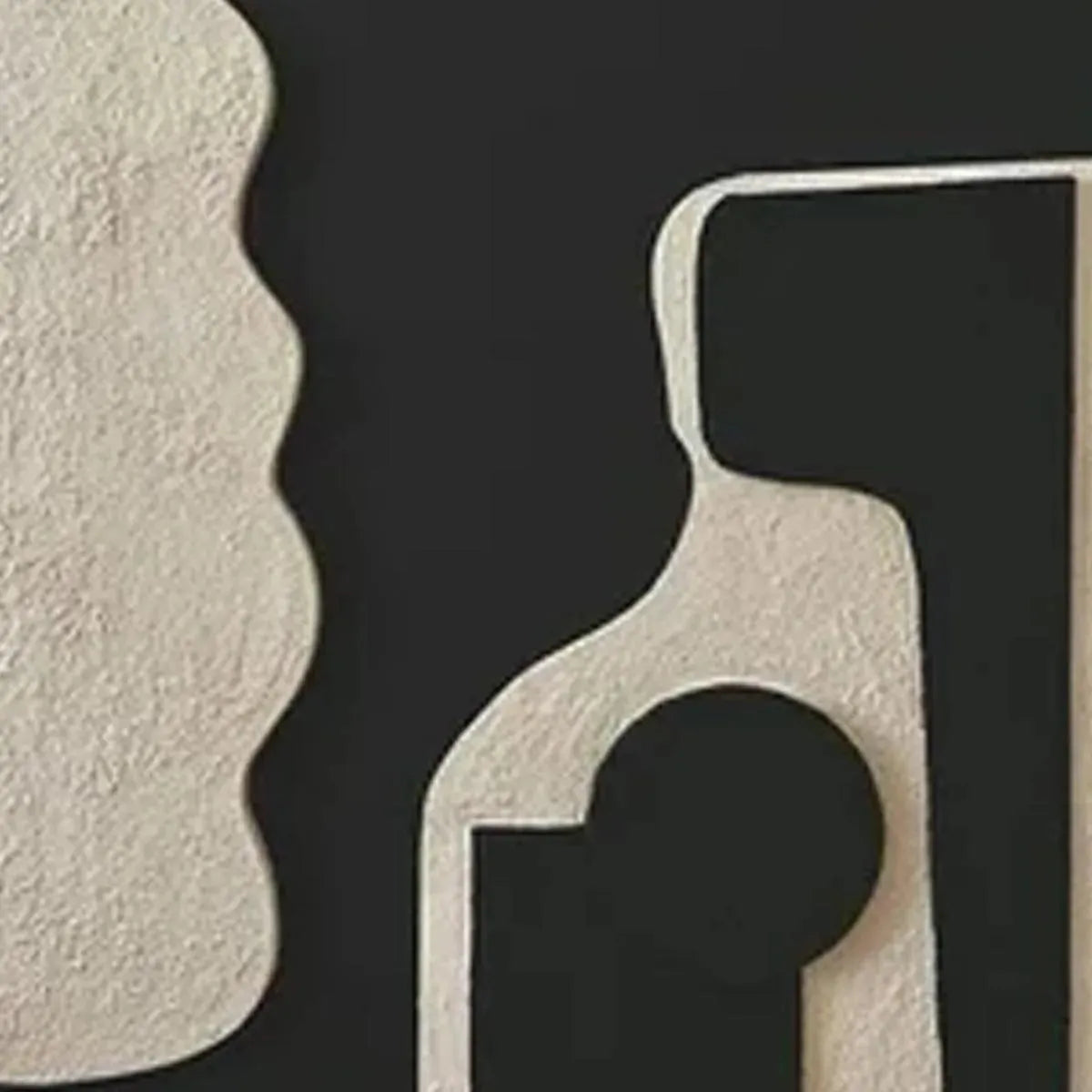 Mid-Century Modern Inspired Art | Large Black & White Art #AA 211