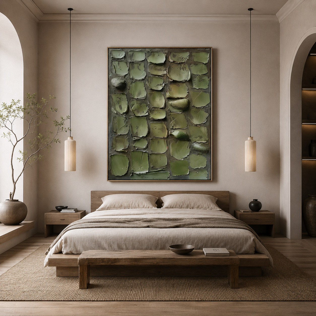 Earth Fragments – Textured Abstract Wall Art for Organic Modern Interiors