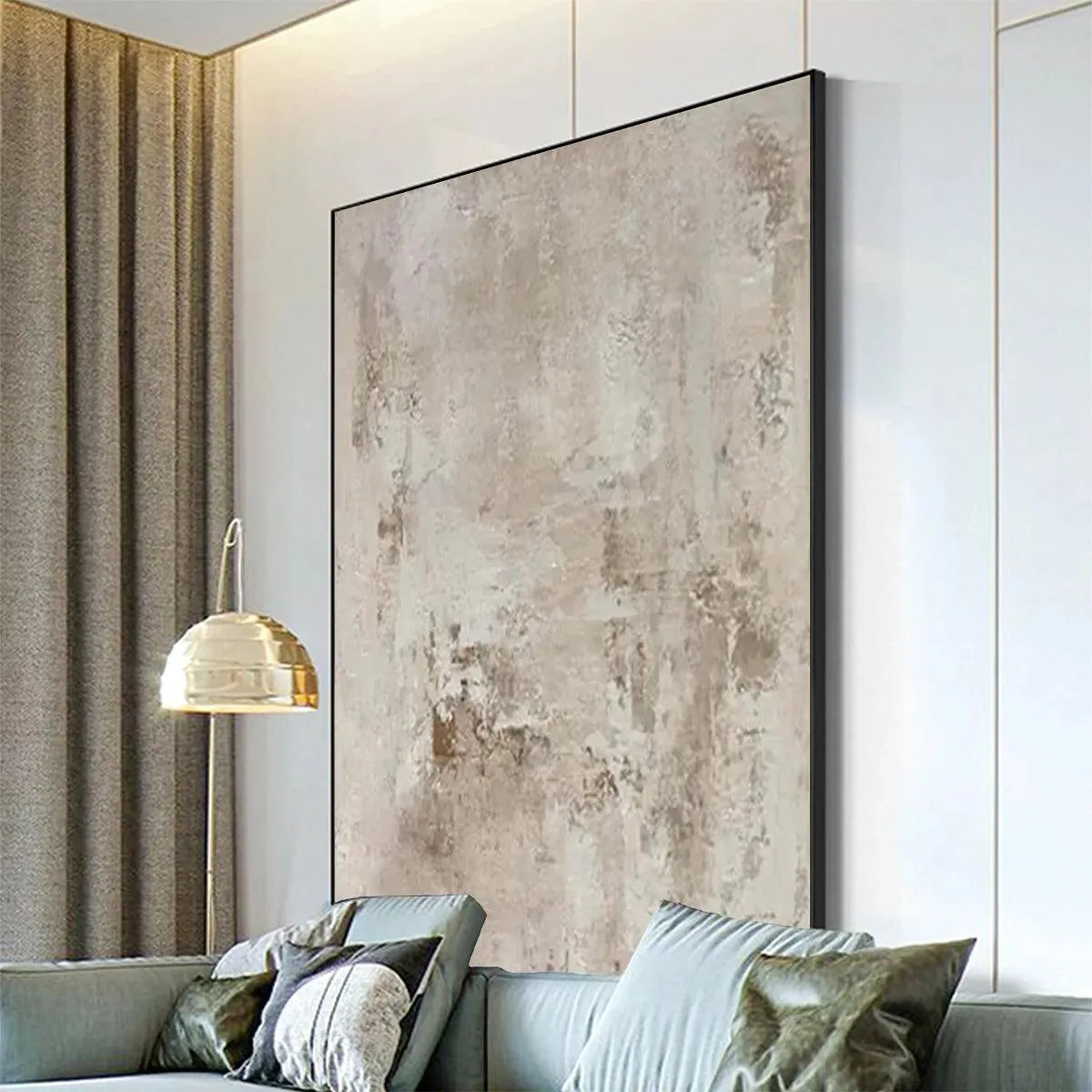Wabi Sabi Wall Art | Neutral Textured Abstract Painting #AA 257