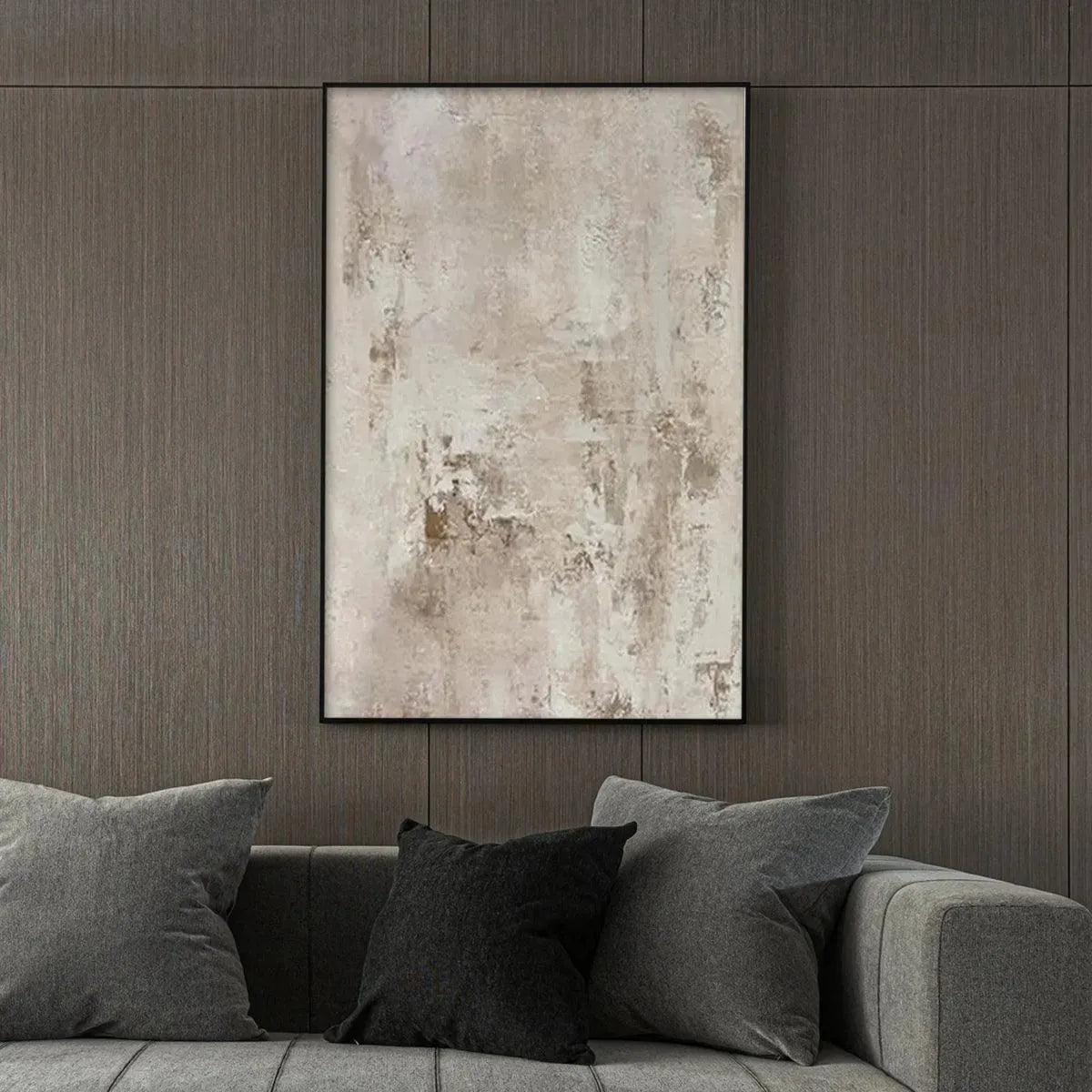 Wabi Sabi Wall Art | Neutral Textured Abstract Painting #AA 257