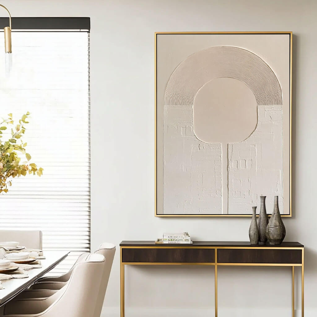 Abstract Arch Painting | Modern Geometric Wall Art #AA 154