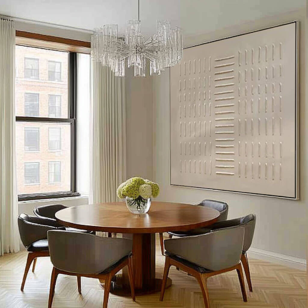 Textured 3D Abstract Art | Minimalist Plaster Painting #AA 156