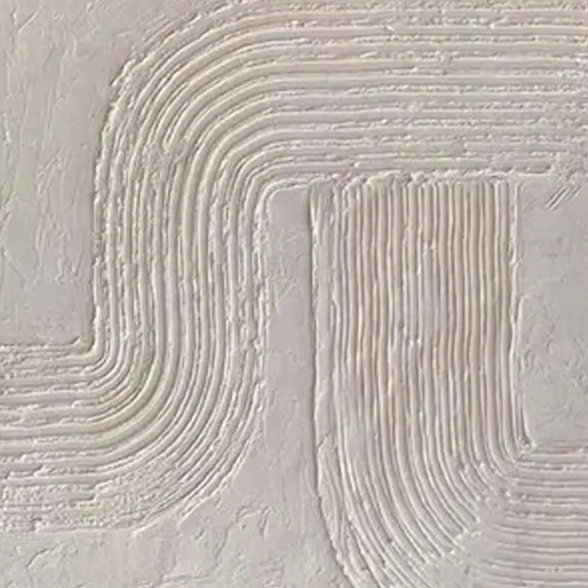 Textured 3D Abstract Diptych | Set of 2 White Wall Art #AA 105