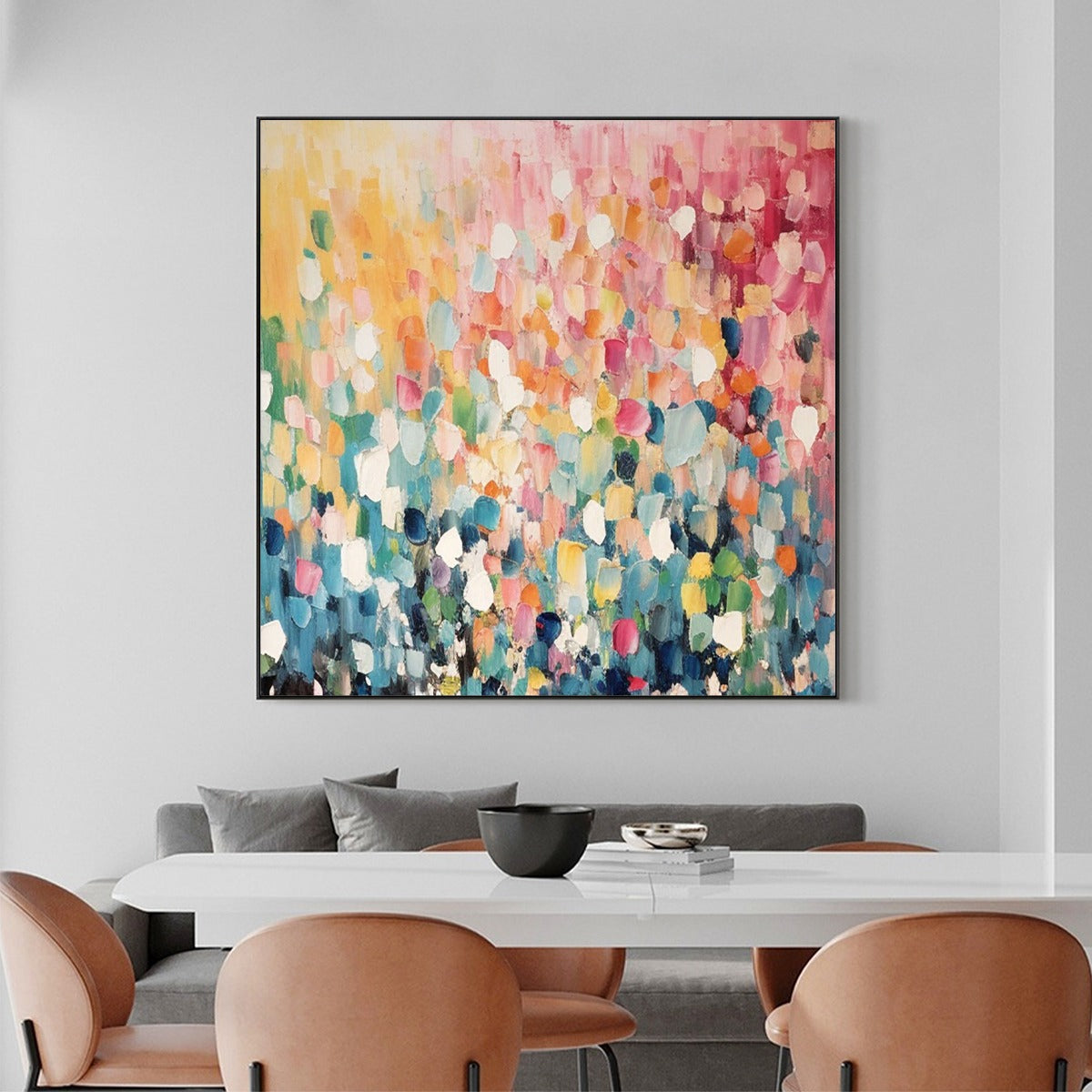 Abstract Confetti Painting | Playful & Colorful Wall Art #AA 179