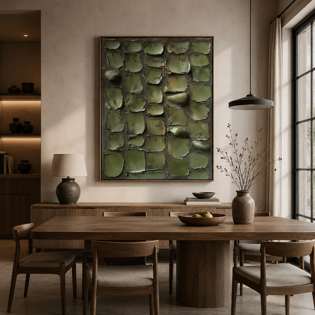 Earth Fragments – Textured Abstract Wall Art for Organic Modern Interiors