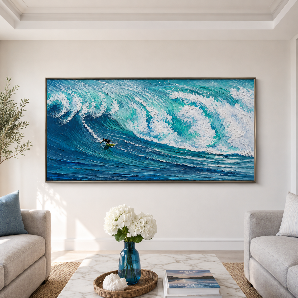 Ocean Momentum – Big Wave Surfing Wall Art