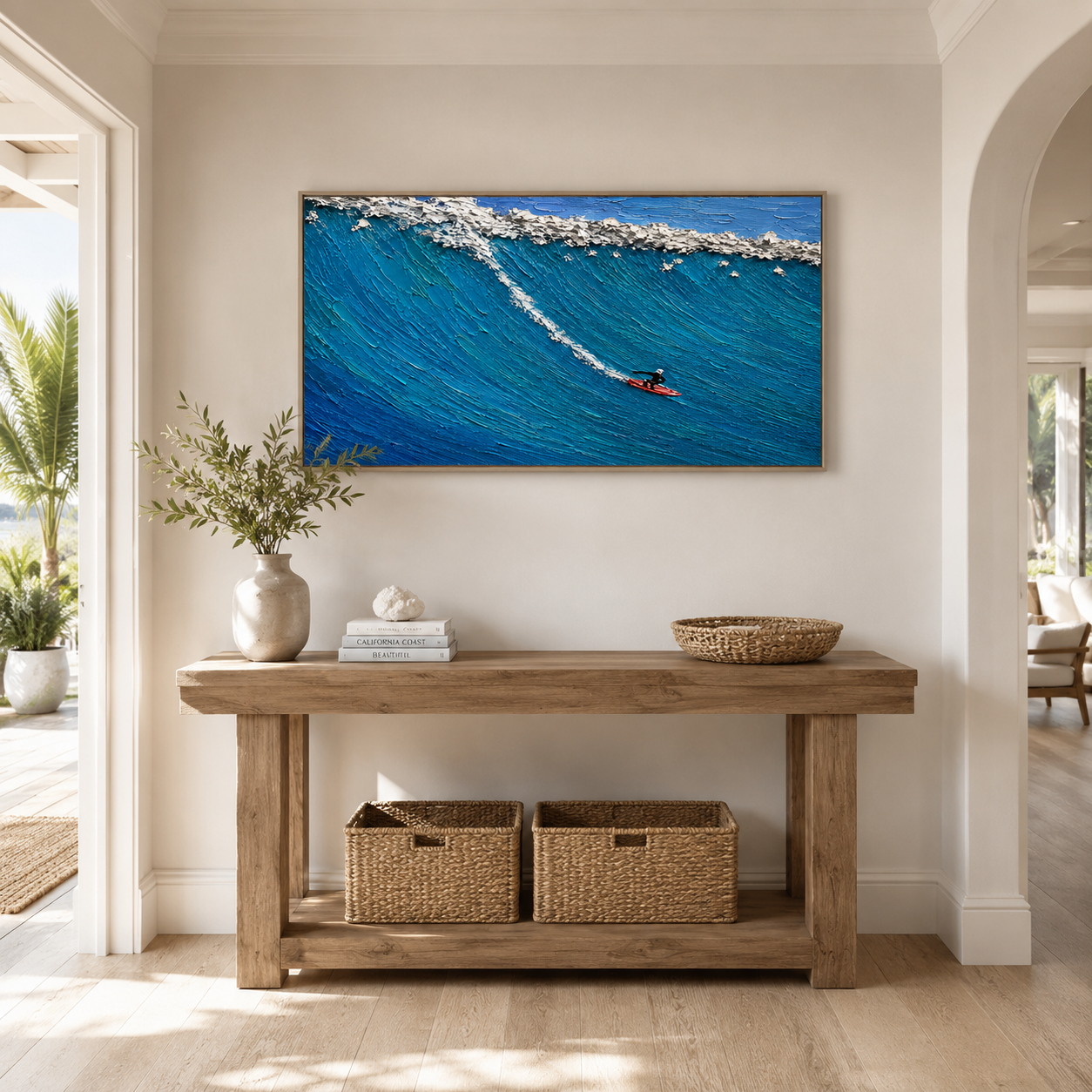 Wave of Freedom – Surfing Ocean Wall Art