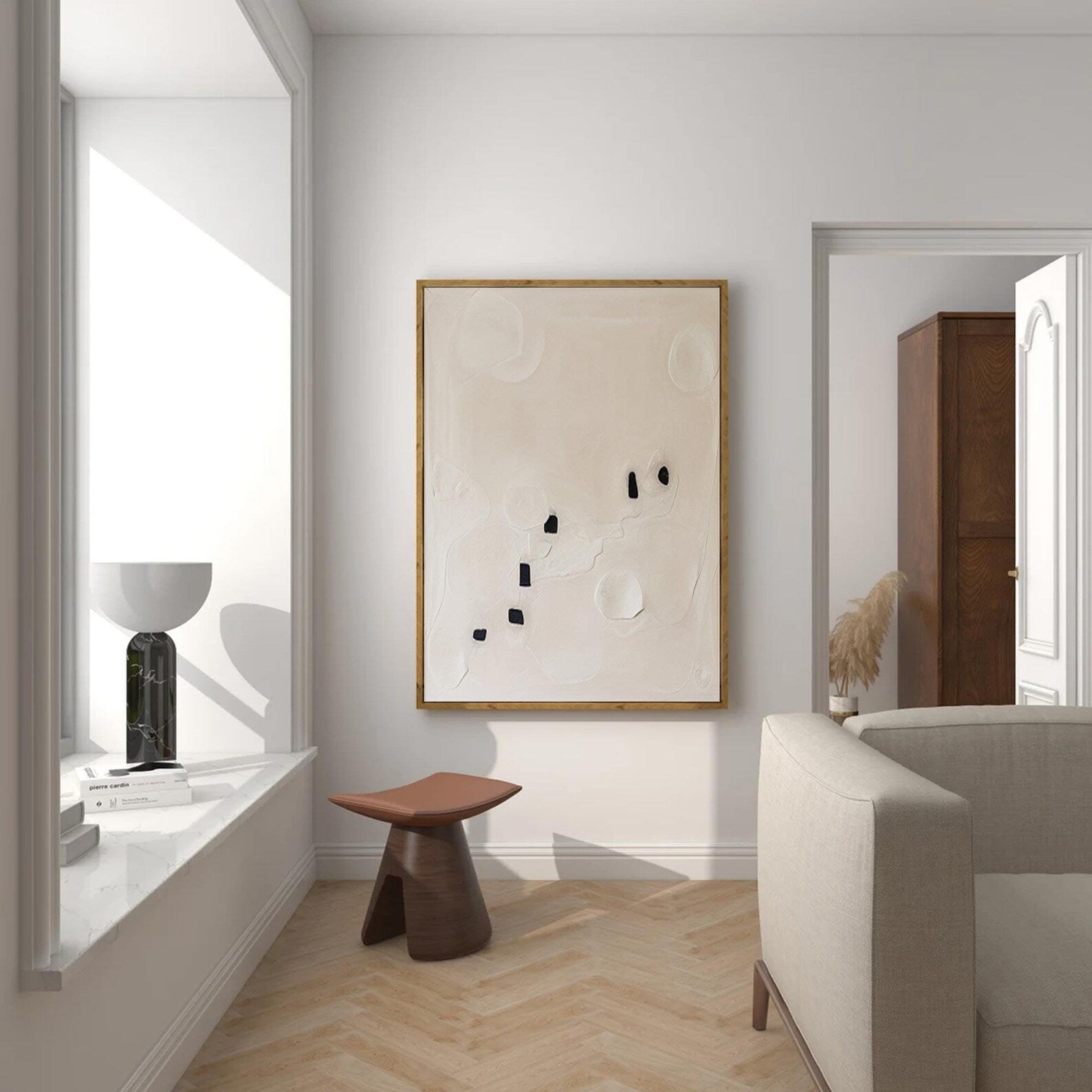 Textured Abstract Art, Modern Home Decor Piece #TB 027