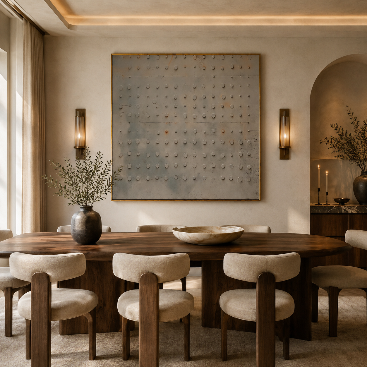 Urban Rhythm – Industrial Textured Wall Art for Modern Minimalist Interiors