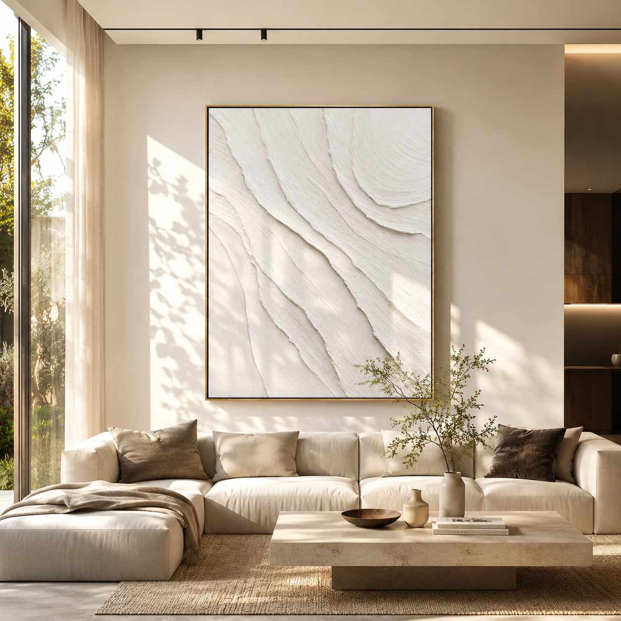 Plaster Art Texture Painting – Artreeoil