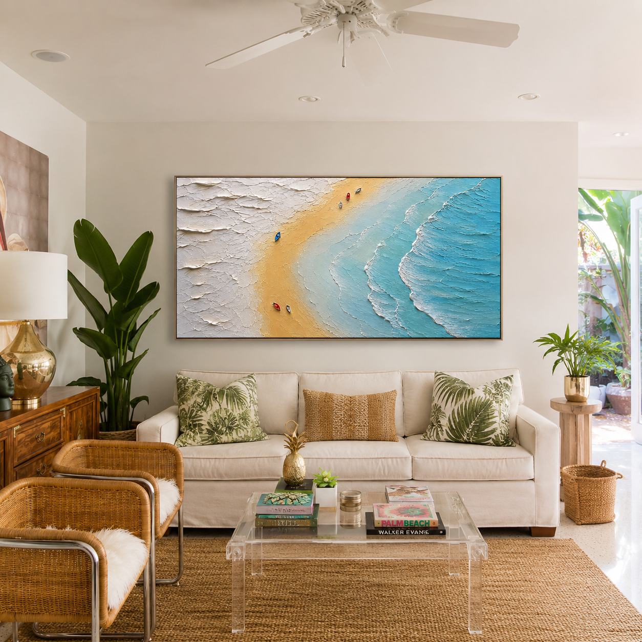 Aerial Shoreline | Coastal Beach Wall Art