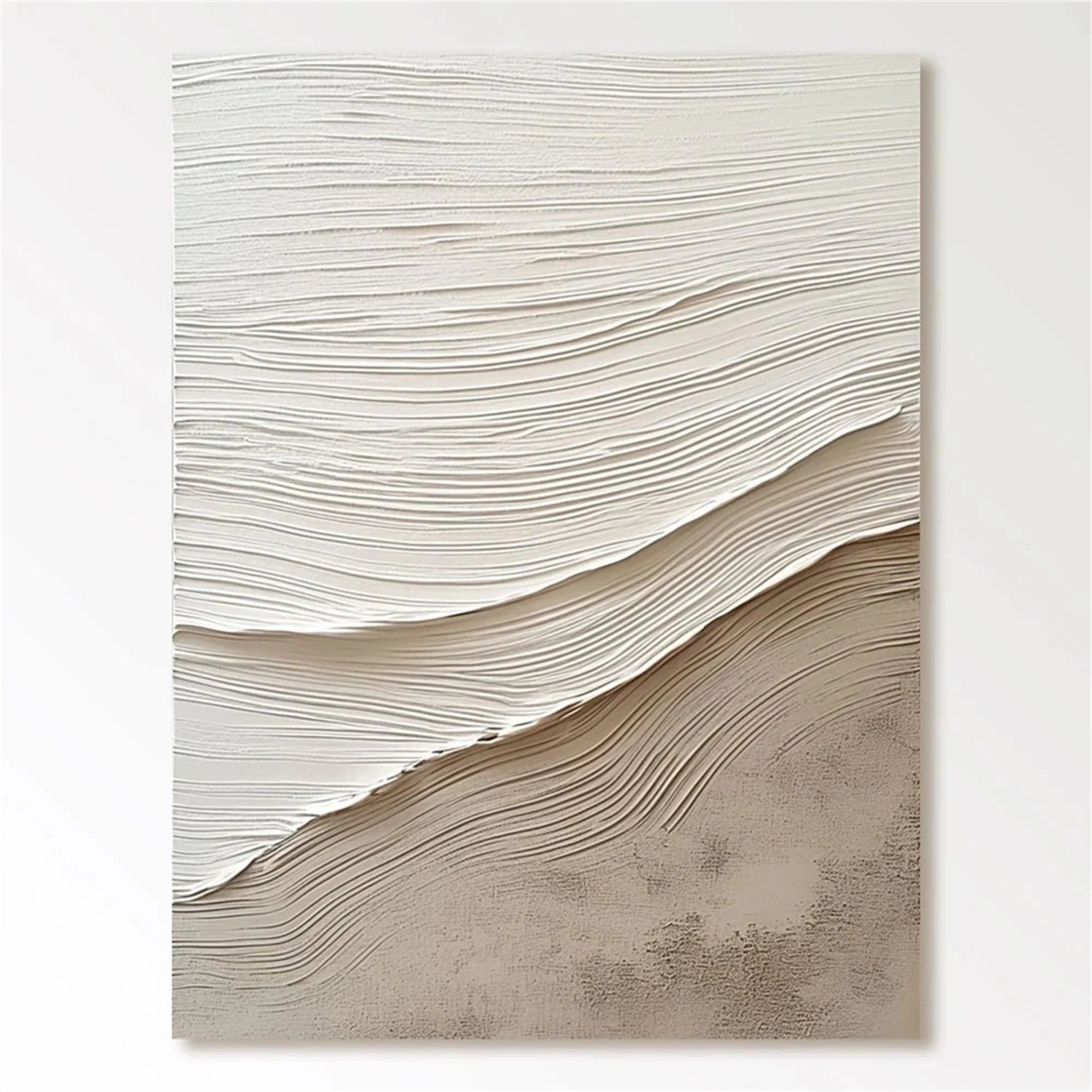Tactile Neutral Wall Art – Earthy Textured Minimalism #JJ 143
