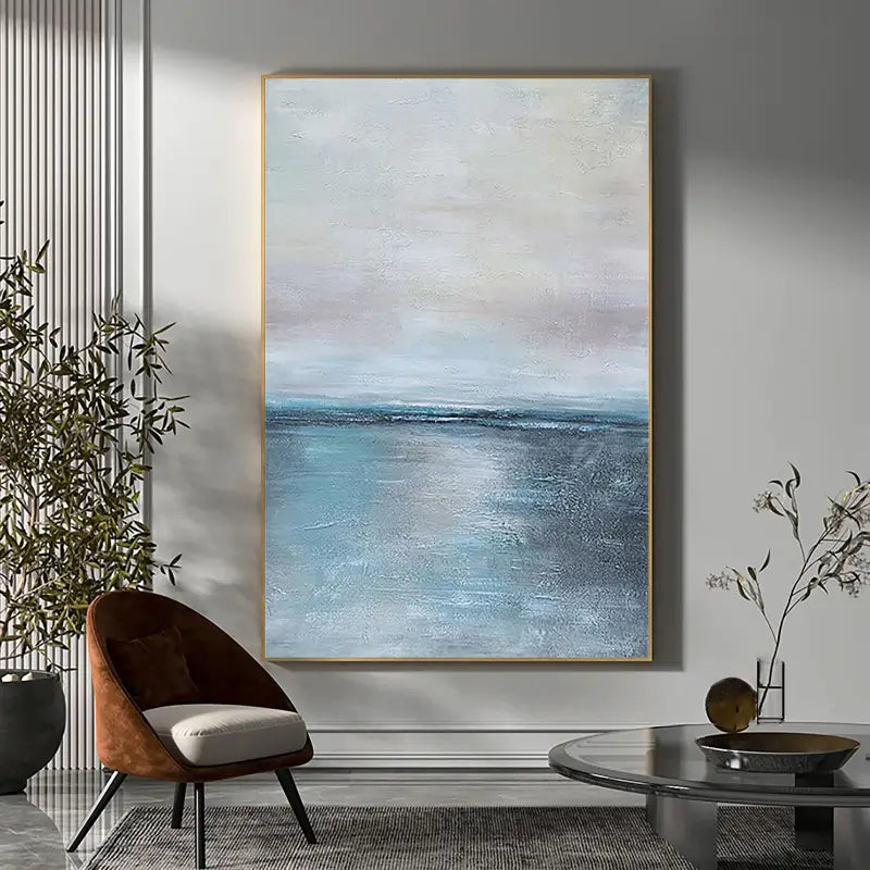 Modern Minimalist Abstract Watercolor - Style Oil Painting for Art Lovers #JJ 157