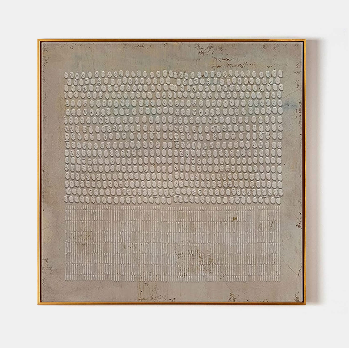 Quiet Formation – Sculptural Textured Wall Art for Organic Modern Interiors