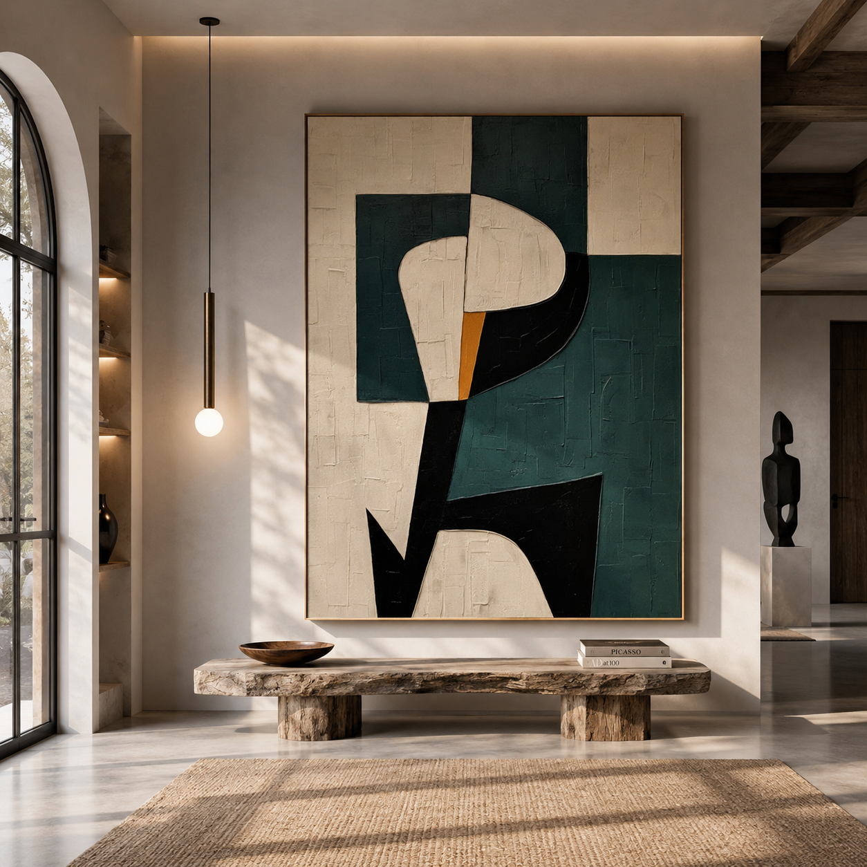 Modern Echo – Mid-Century Abstract Wall Art for Contemporary Interiors