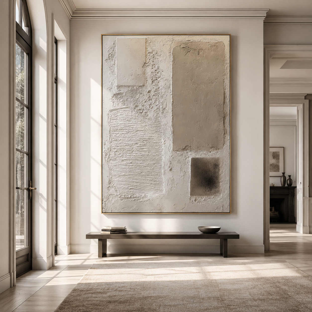 Quiet Terrain – Wabi-Sabi Textured Wall Art for Organic Modern Interiors