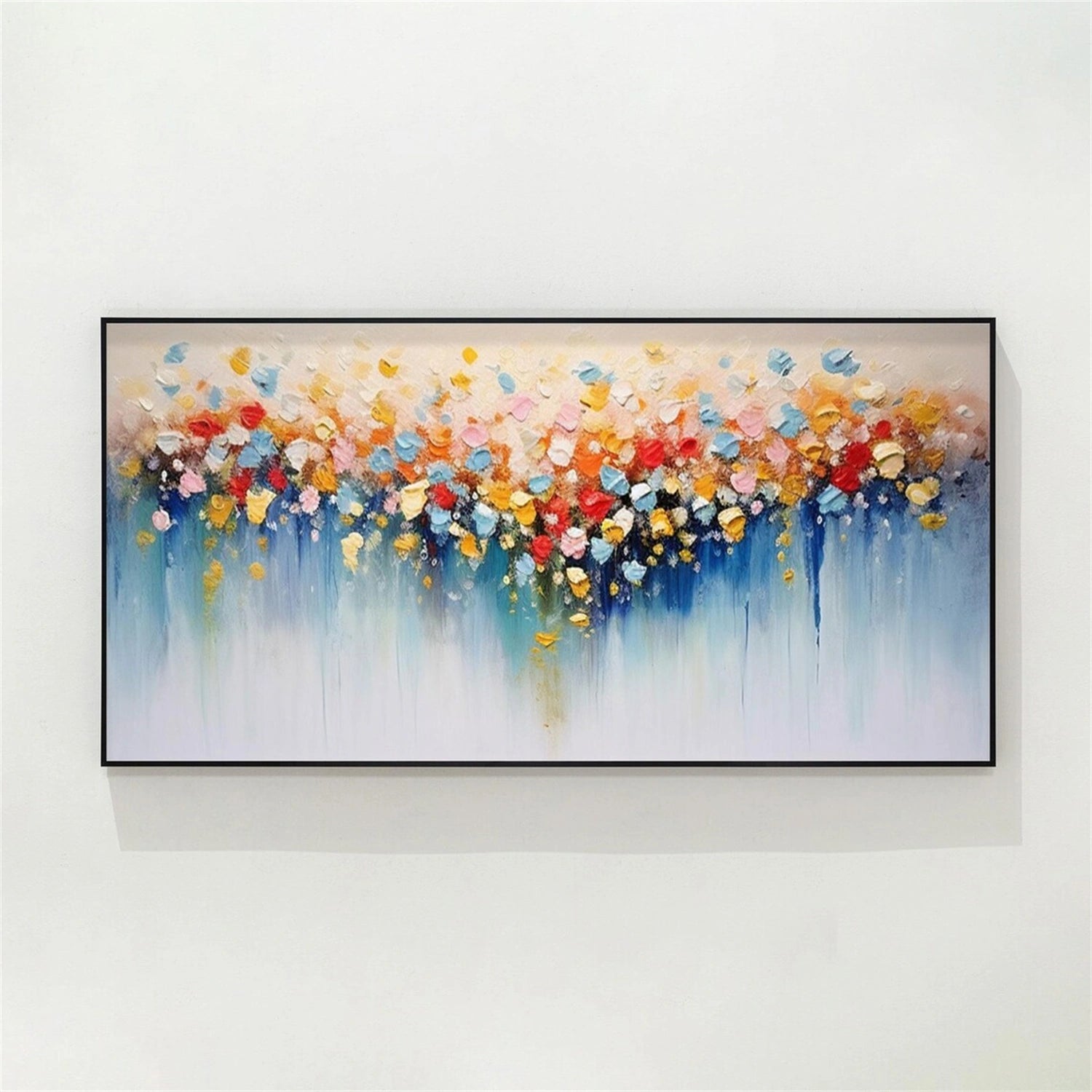 Modern Home Decor Abstract Floral Oil Painting #JJ 341