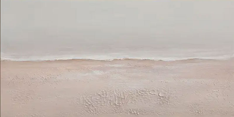 Handmade Beige Ocean Landscape Wall Decor #JJ 262