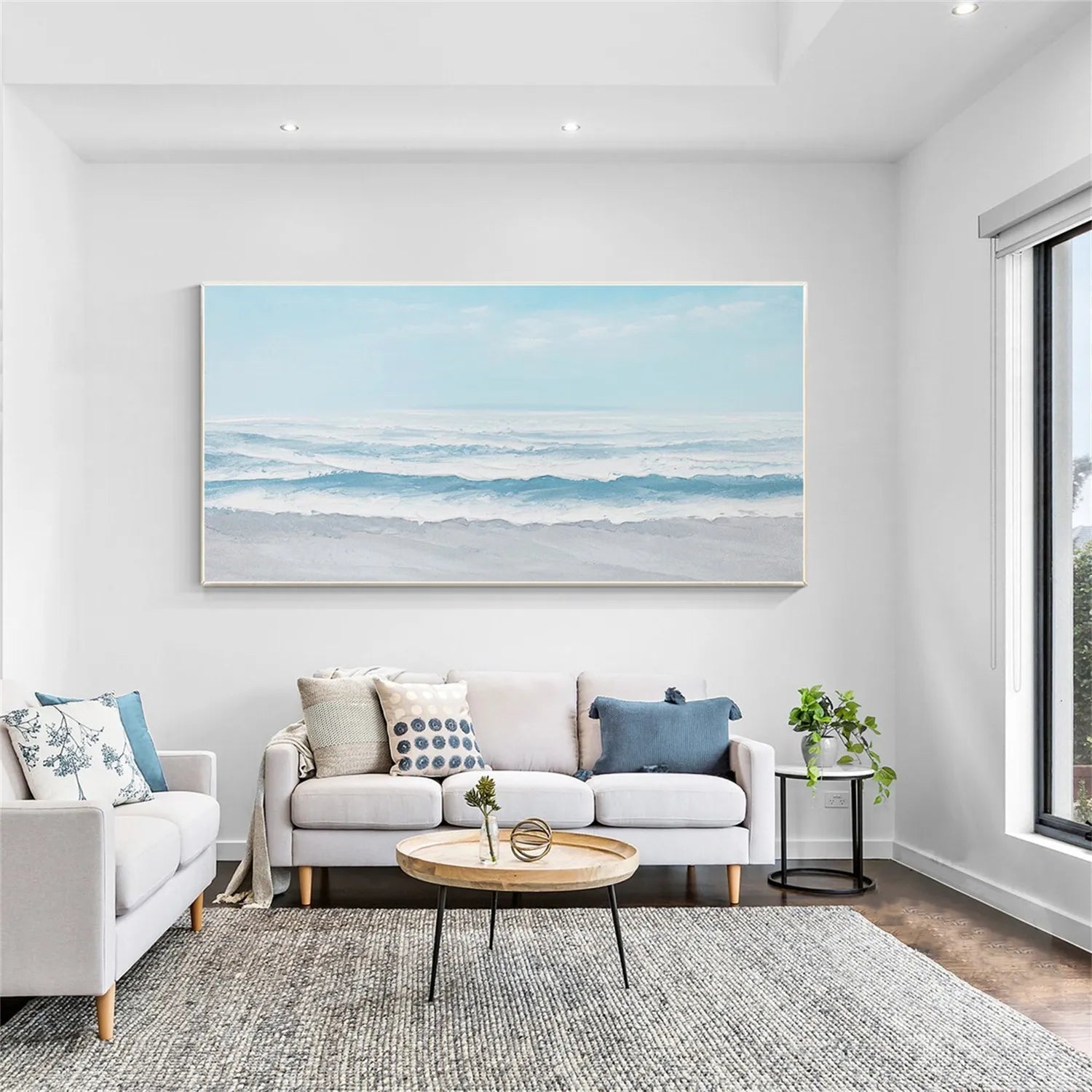 Large Wall Art for Living Room - Coastal Vibes #JJ 169