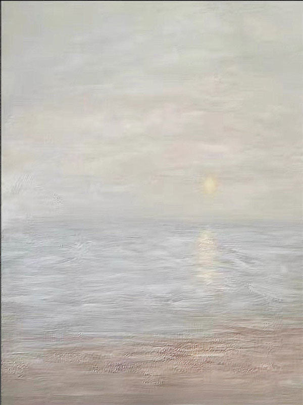 Large Painting for Living Room | Ocean Abstract Wall Art #JJ 230